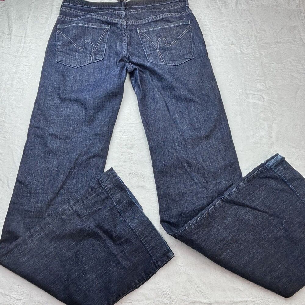 COH Citizens Of Humanity Hutton Wide Leg Dark Wash Flare Jeans - Size 30 - Picture 6 of 16